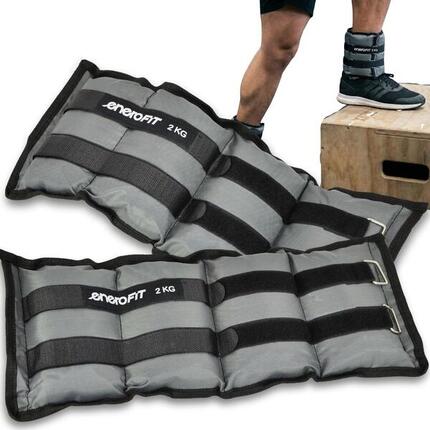Hantle miękkie Enero Fit regulowane 2x2 kg
