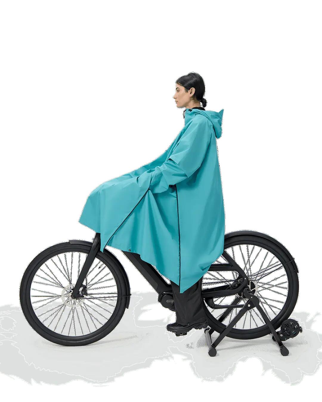 Poncho de Pluie – bleu gris 3/7