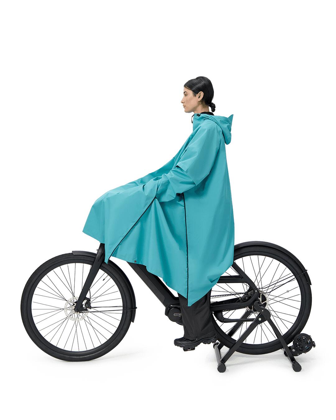 Regenponcho – Blaugrau Gr. M 3/7