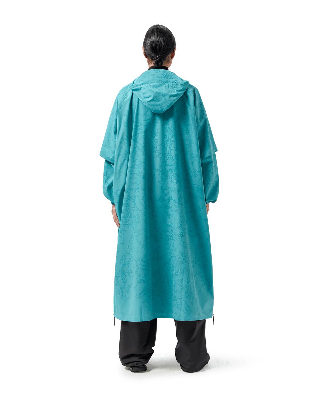 Regenponcho – Blaugrau Gr. M 5/7
