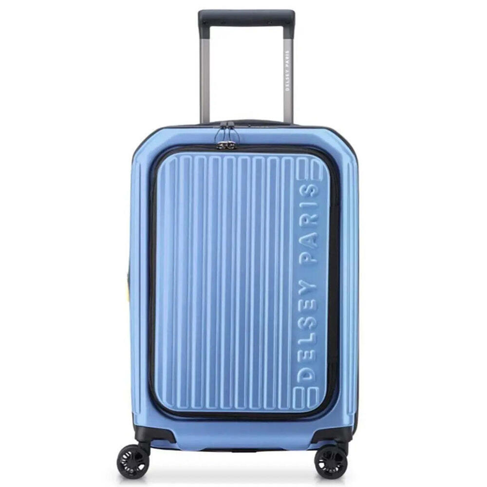 Delsey Securtime Zip 55 cm Top Opening 4-Wheel Expandable Cabin Suitcase - Laven