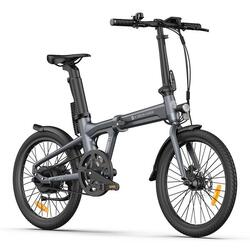 ADO Air20 Vélo électrique Pliable, EBike Entraînement par Courroie, 17.5kg, LCD