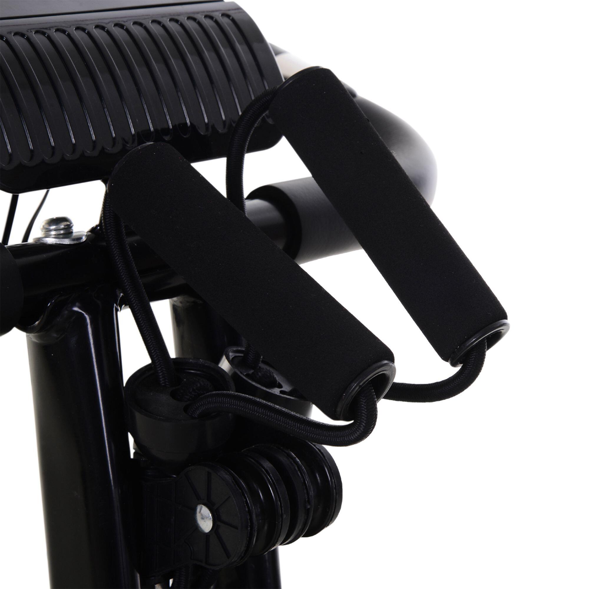 Bicicleta estática plegable HOMCOM, 8 niveles de resistencia magnética 2/5