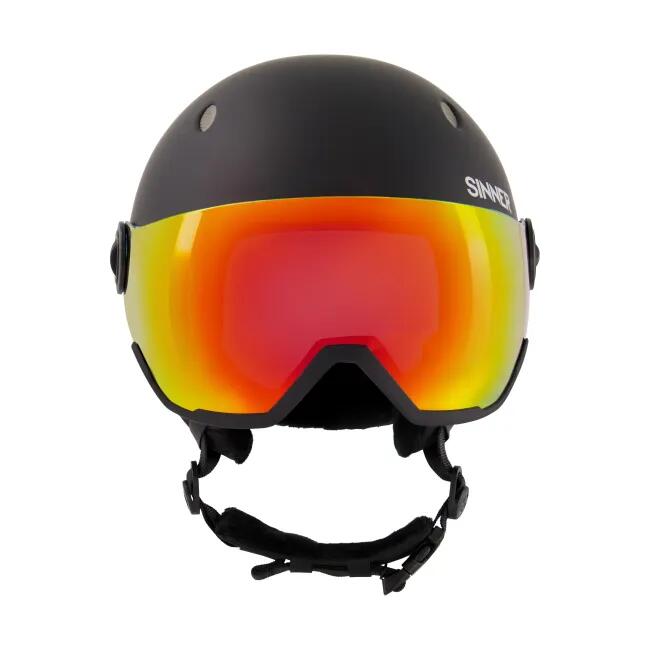 Casco SINNER TITAN VISOR - Freeride - Unisex - Negro/Rojo 3/6
