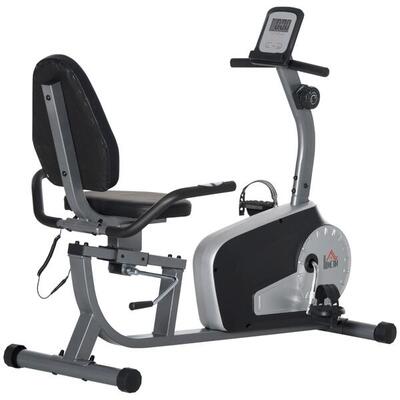 Homcom semi-ligfiets, 8 weerstandsniveaus