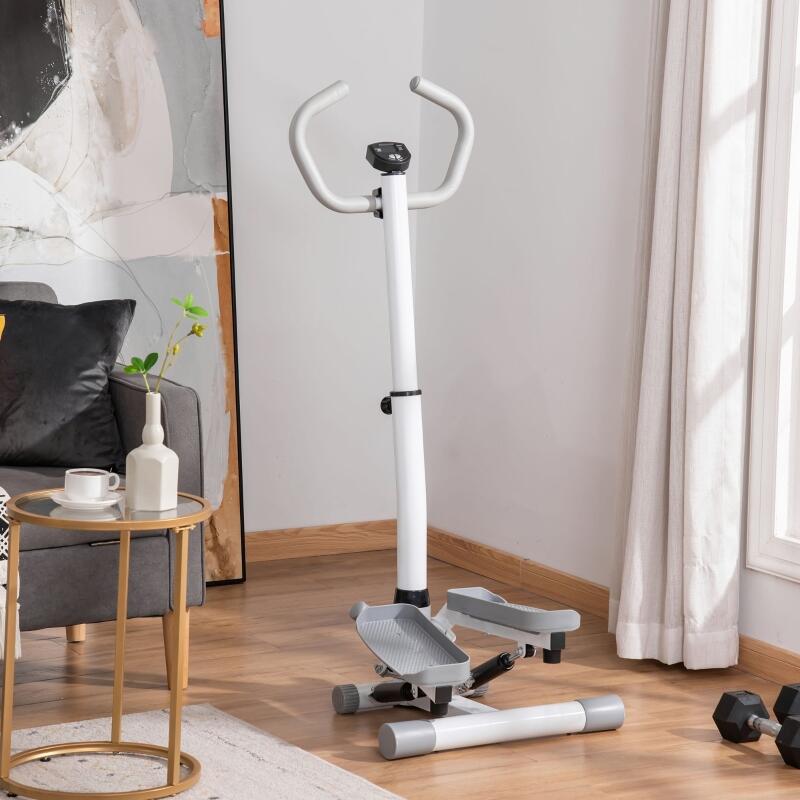 Stepper HOMCOM para Entrenamiento en Casa con Pantalla LCD y Velocidad Ajustable 2/7