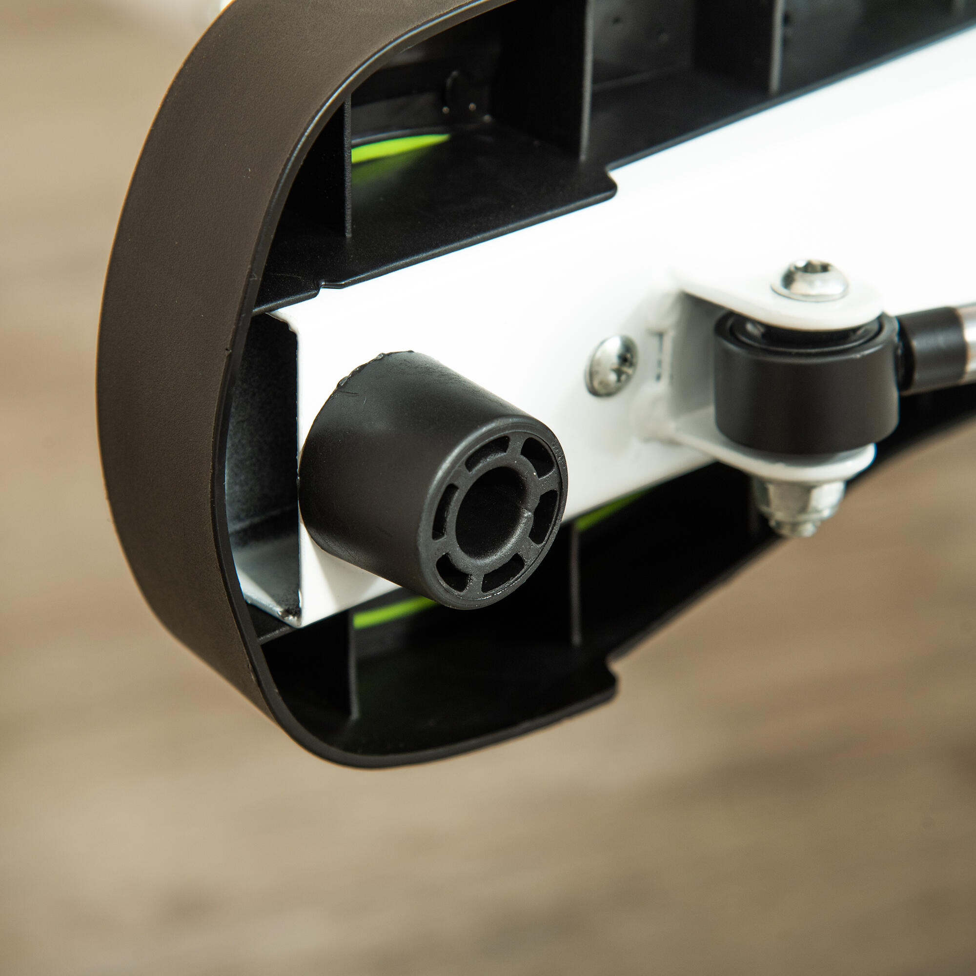 HOMCOM Stepper met Stuur, Plat LCD-scherm, Verstelbare Weerstand 4/6