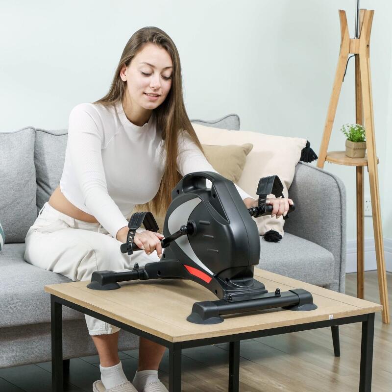 Mini trenažér, sada pedálů, 8 úrovní odporu, LCD displej 4/7