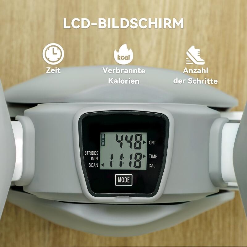 Mini stepper pro domácí použití s ​​LCD displejem, pro trénink nohou 6/7