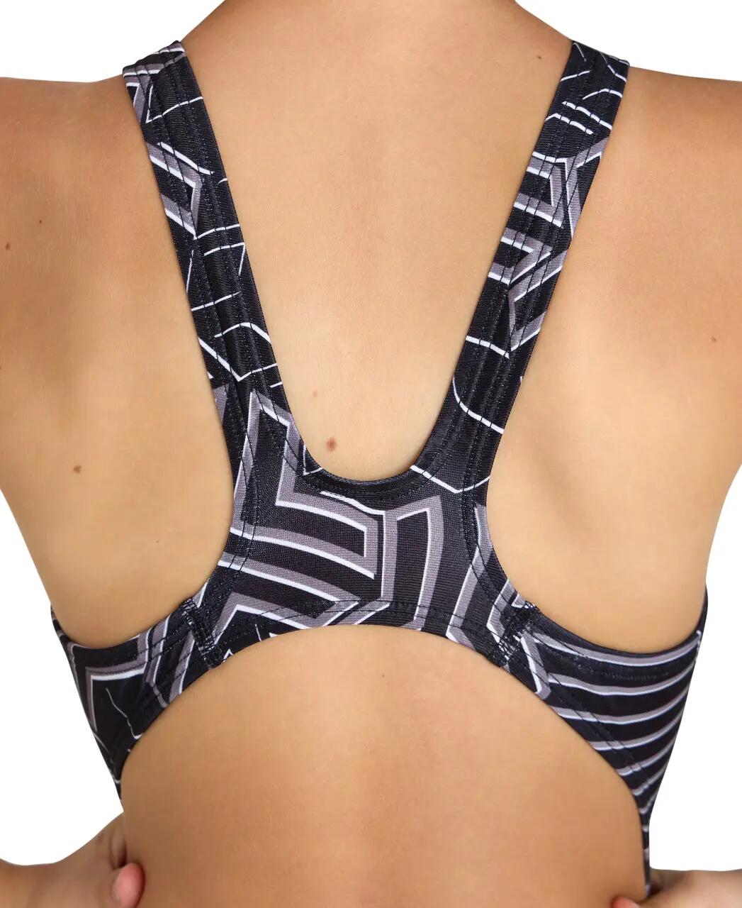 Maillot - natation - fille - sans bretelles - kikko pro - noir 4/7