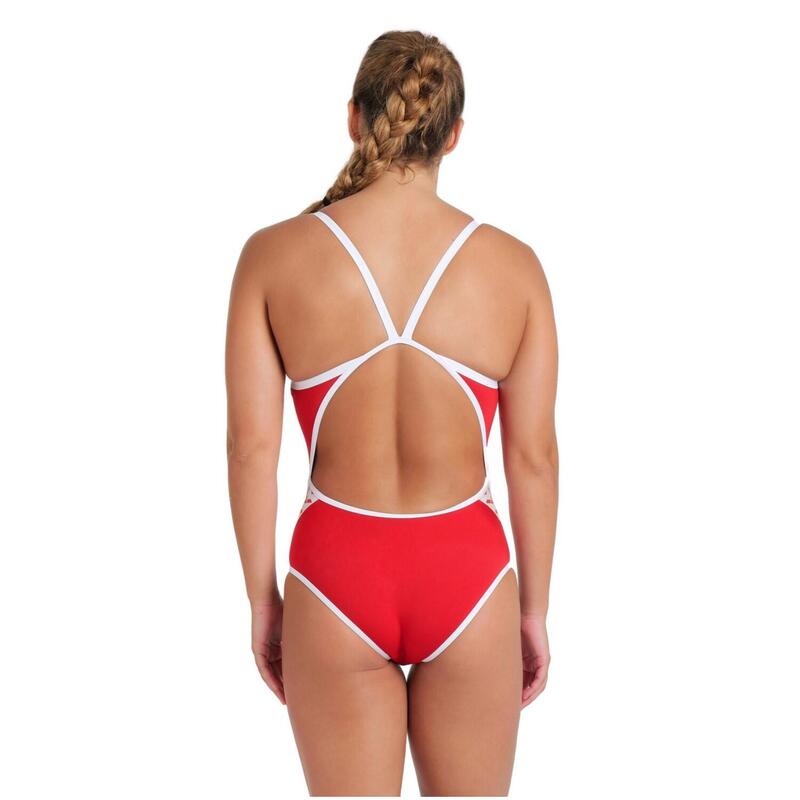 Arena Badpak Icons Super Fly Back Solid Rood/Wit