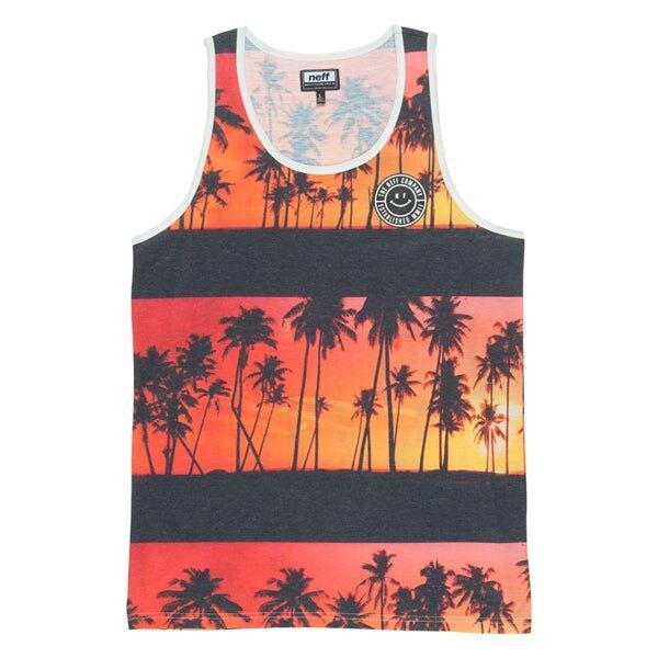 Neff - Sunset  - Debadeur Homme - Débardeur - Orange - Decathlon