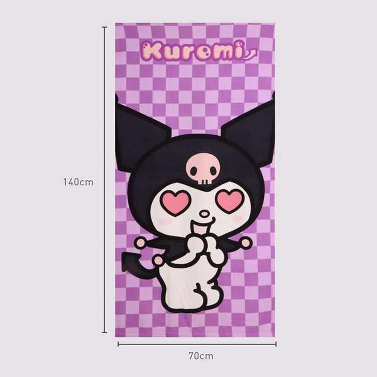 Serviette poncho avec capuche HELLO KITTY Violet 4/4
