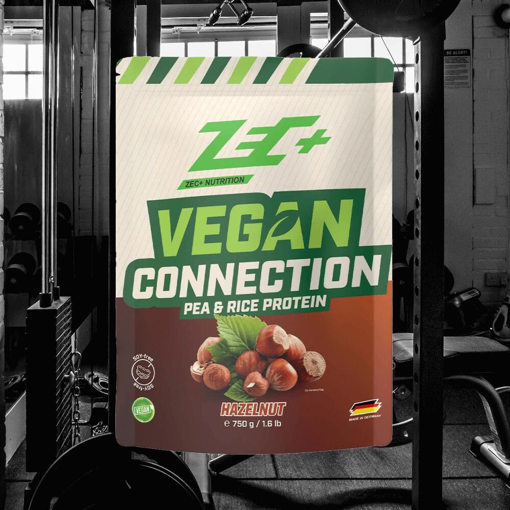 Zec+ Vegan Connection (750g) Hazelnut - Protéines - Protéines végétaliennes 2/3