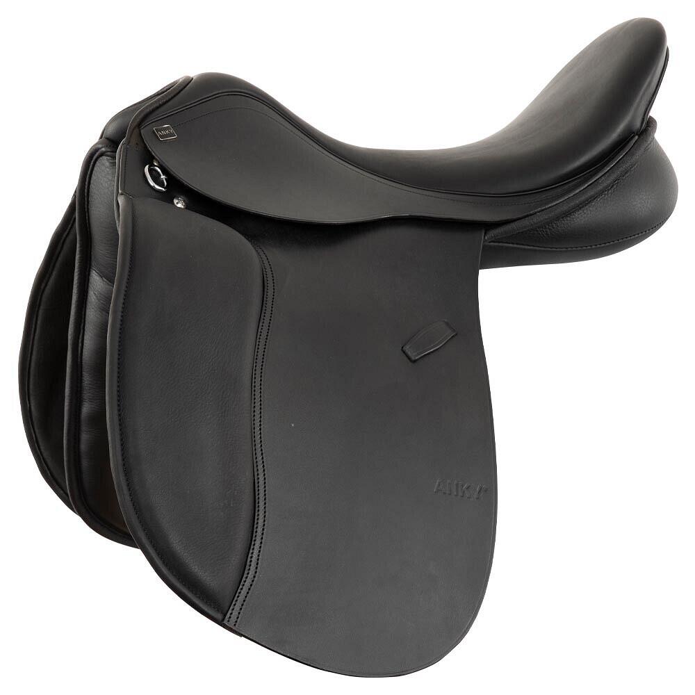 Anky - Selle De Dressage Pour Cheval Anky Dr.classic Smooth Dupont - Selle D'Équitation - Noir - 44 Cm - Decathlon