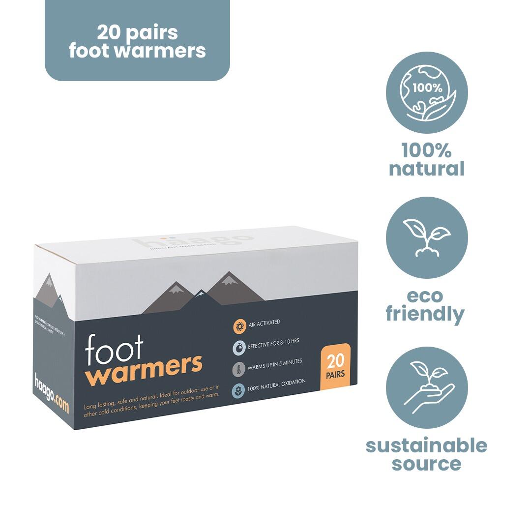 Foot warmers 20 pairs for shoe sizes 35-38 5/6