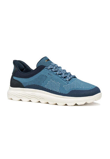 Geox Herren Sneaker U Spherica Plus Fast In U65MPE 06KEK C4KF4 Dark Avio/Blau