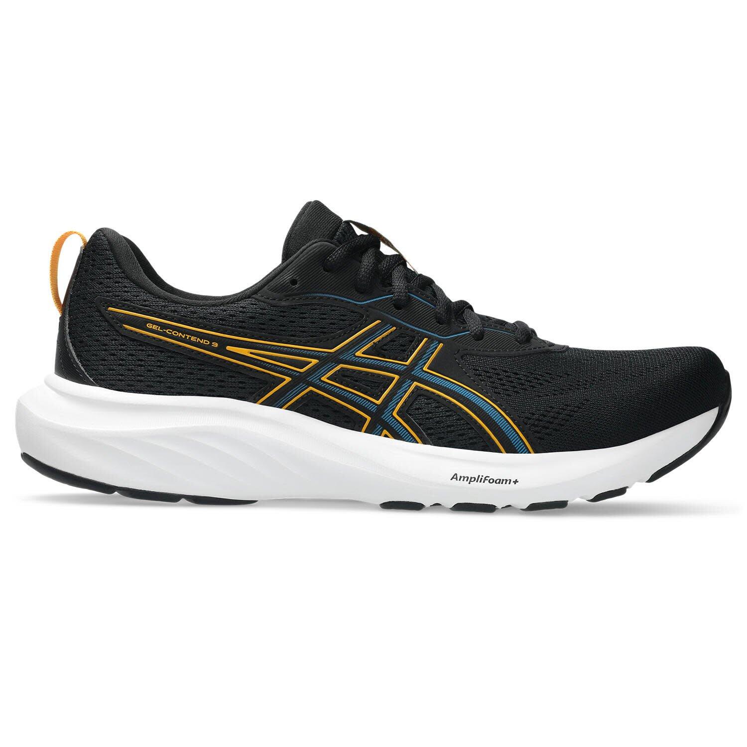 Asics - Chaussures De Running Homme - Asics Gel Contend 9 - Black/yamabuki - Chaussures De Sport - Noir|orange - Decathlon