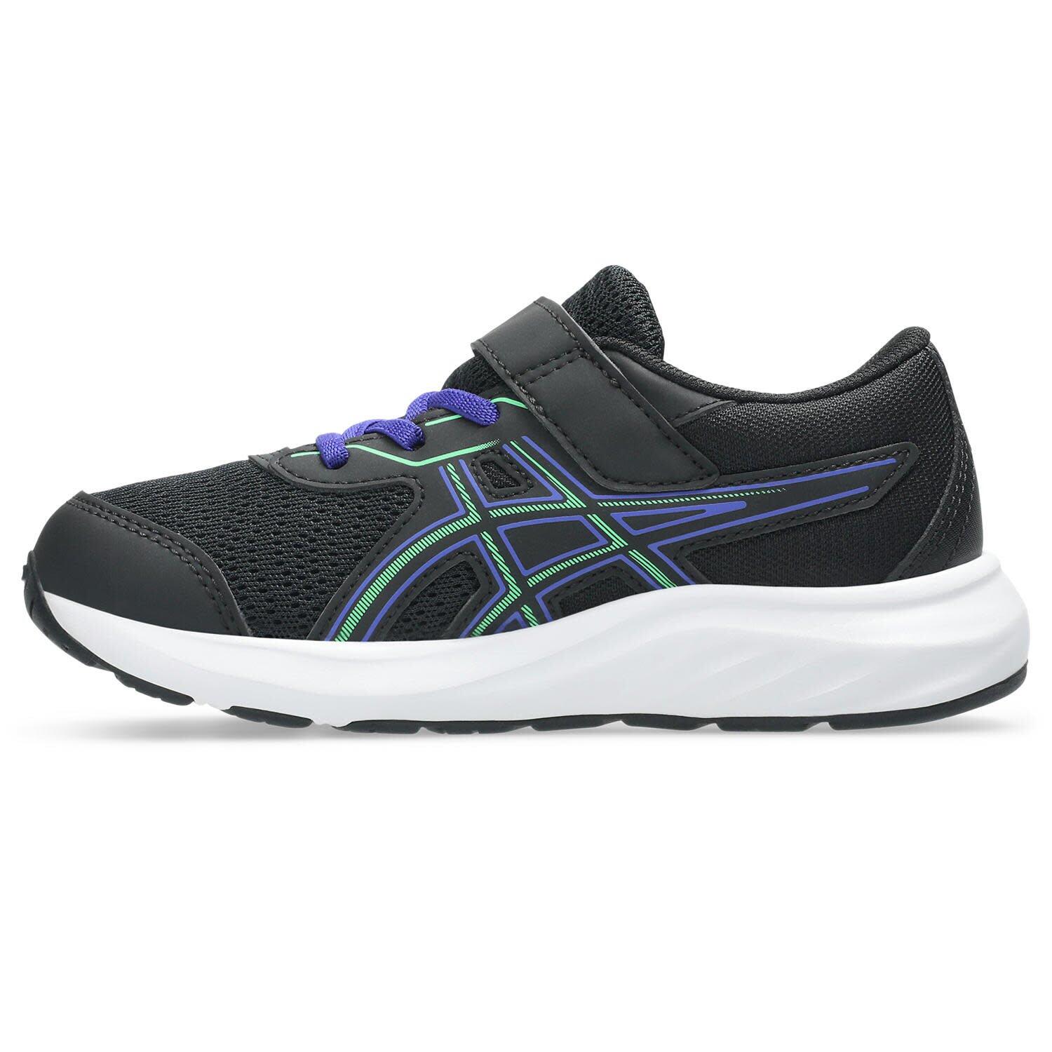 Calcado De Corrida Crianças - ASICS CONTEND 9 PS - Black/Vital Green 3/7