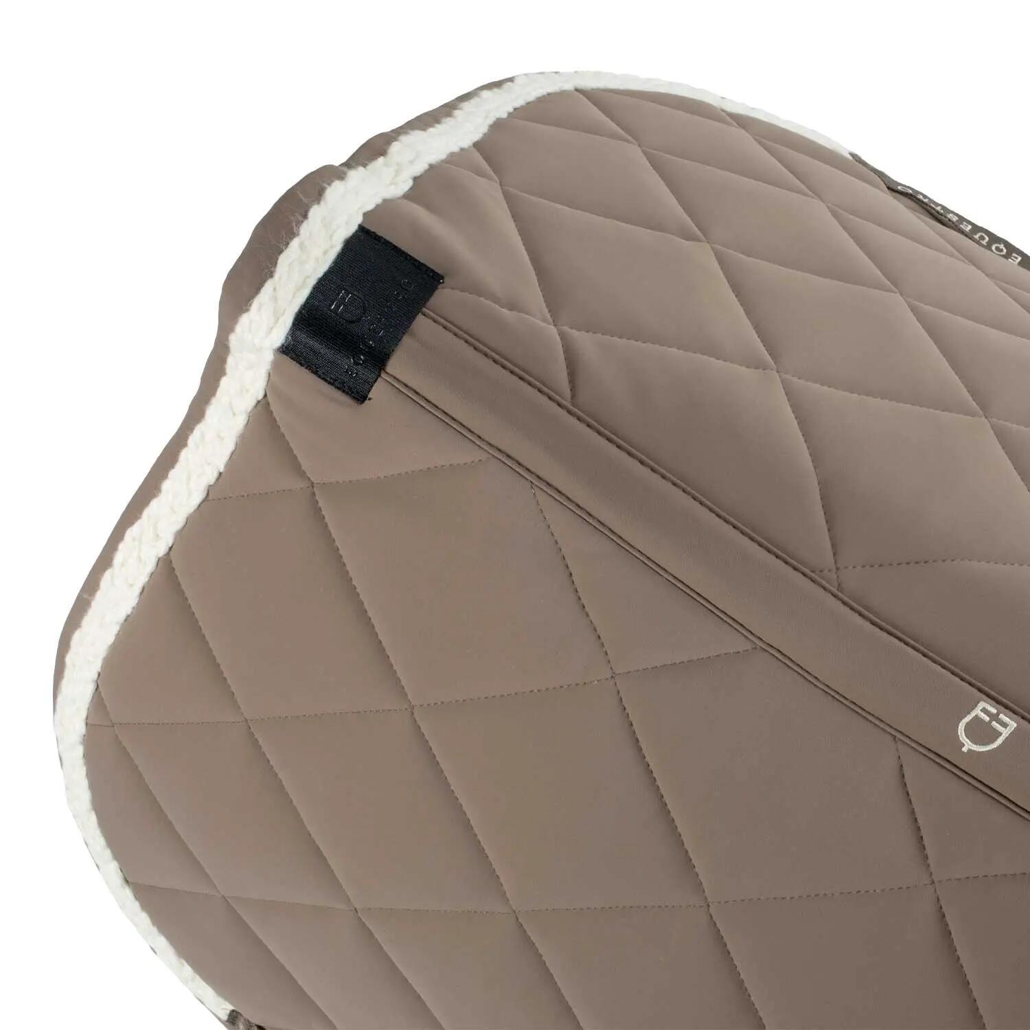 Equestro Zadeldek Braided Cord Fw25 Bruin - 3/5