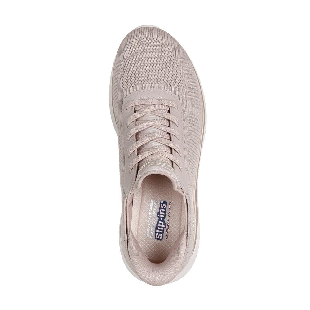 Baskets FEMME Skechers Slip-ins Bobs Squad Chaos BEIGE 5/7