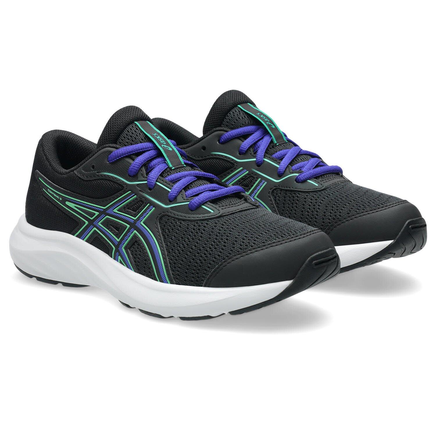 Laufschuhe Kinder - ASICS CONTEND 9 GS - Black/Vital Green 2/7