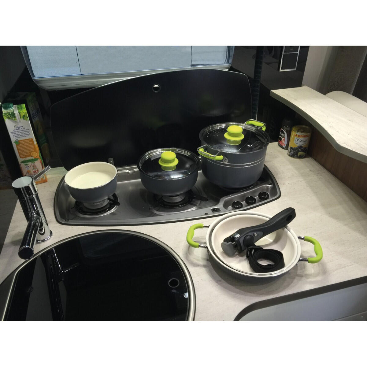 INCASA Popote EasyCook 8 pièces pour camping-car caravane 3/5