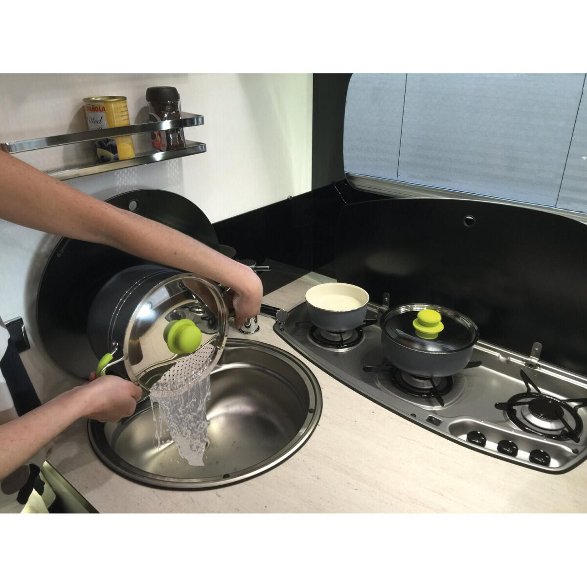 INCASA Popote EasyCook 8 pièces pour camping-car caravane 4/5