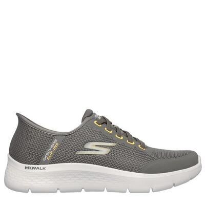 Skechers GOwalk Flex Netro 216332 BRN Slip-Ins Uomo Scarpe Comode Marroni EU 43