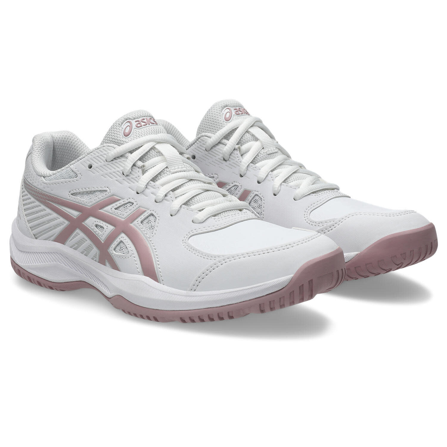 Tennis En Padelschoenen Dames - ASICS COURT SLIDE 4 W - White/Guava 2/6