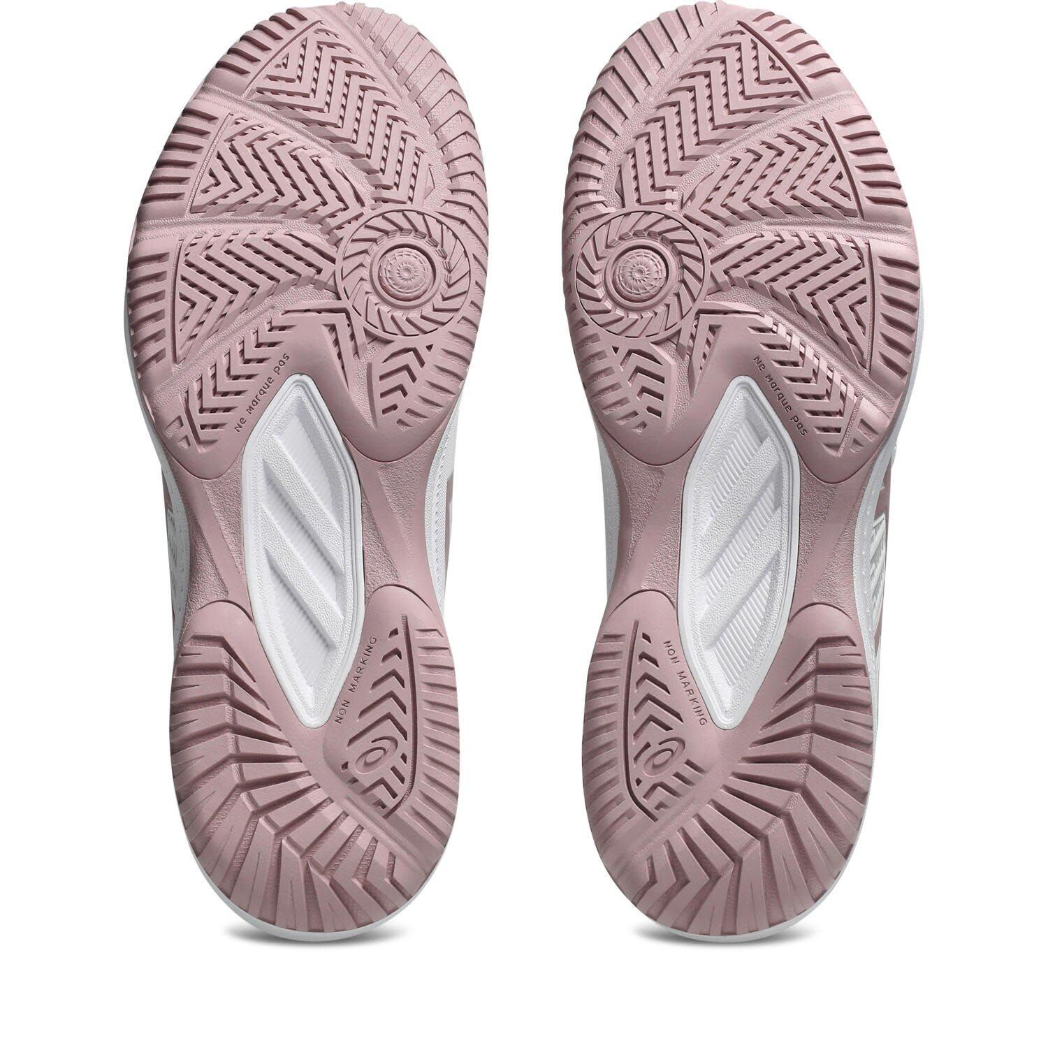 Tennis En Padelschoenen Dames - ASICS COURT SLIDE 4 W - White/Guava 5/6