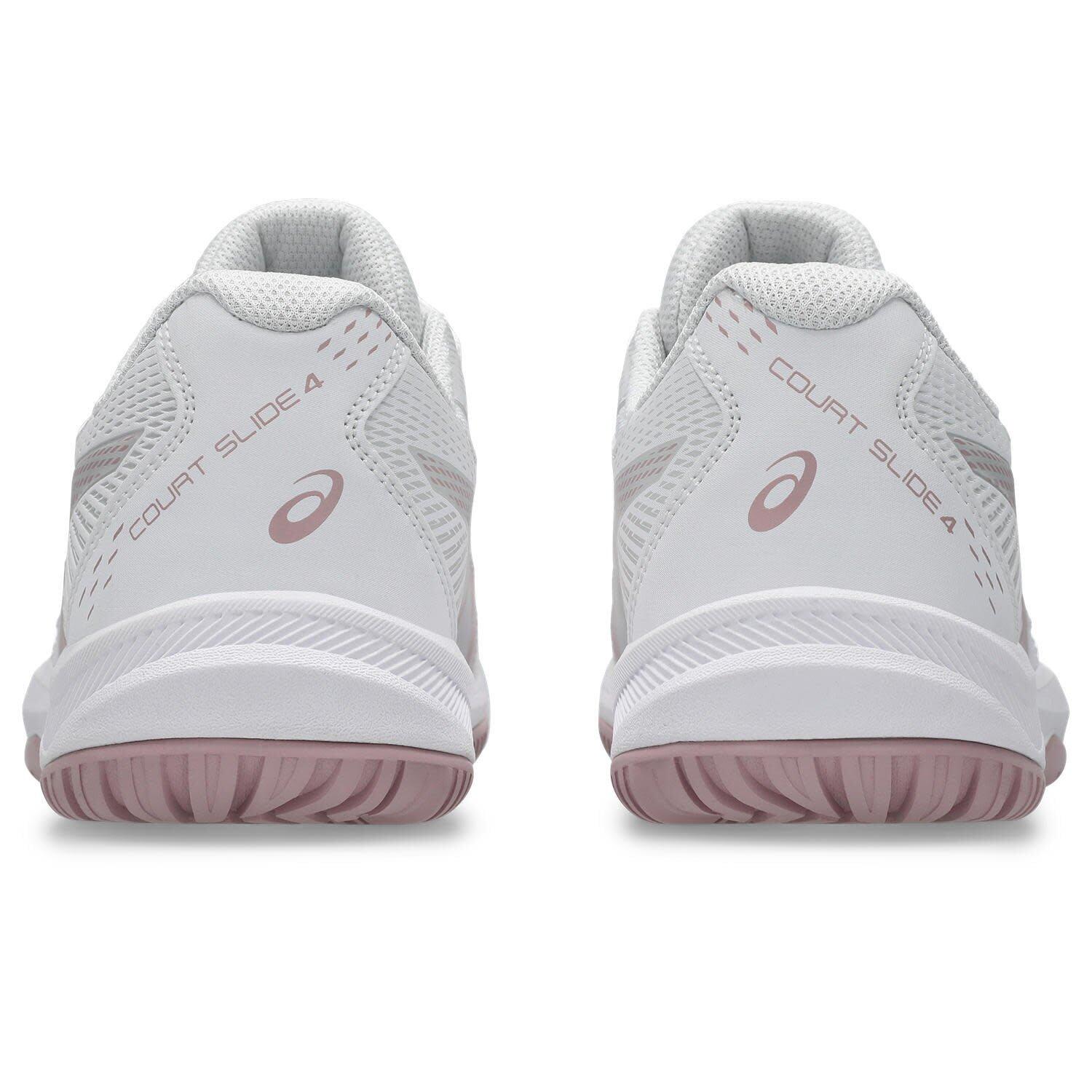 Tennis En Padelschoenen Dames - ASICS COURT SLIDE 4 W - White/Guava 4/6
