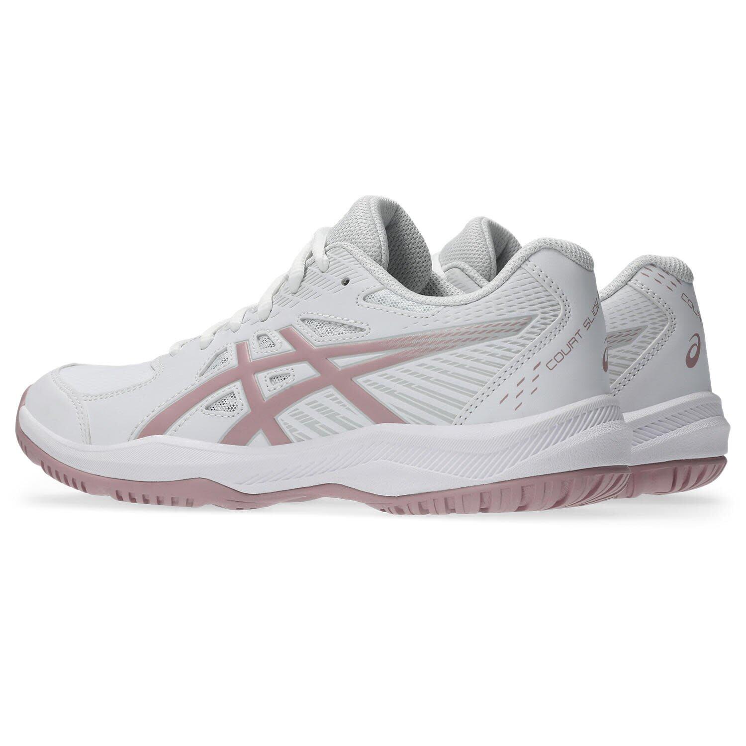 Tennis En Padelschoenen Dames - ASICS COURT SLIDE 4 W - White/Guava 6/6