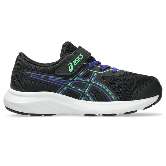Chaussures De Running Enfants - ASICS CONTEND 9 PS - Black/Vital Green