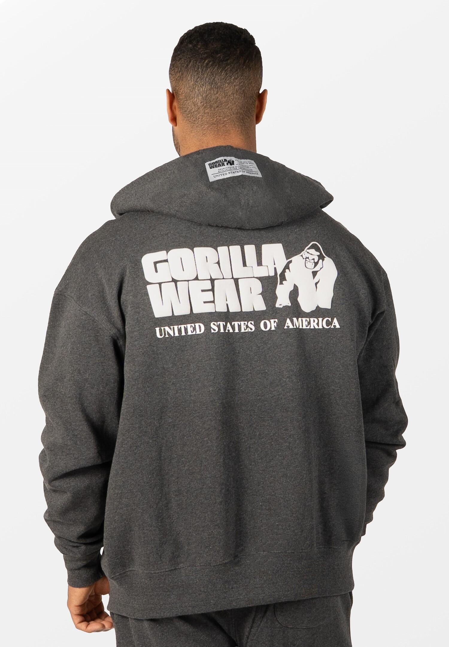 Classic Oversize Felpa con cappuccio con zip - Dark Grau Melange 2/6