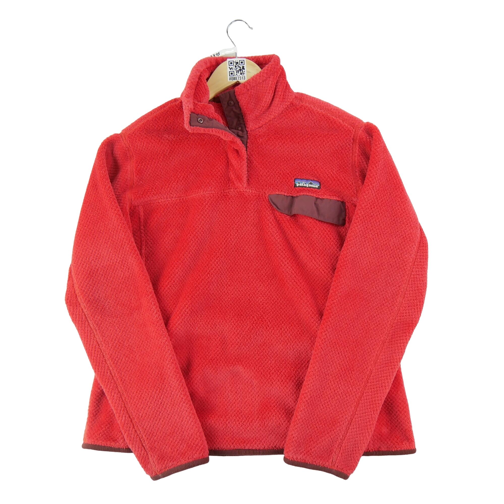 PATAGONIA Reconditionné - Pull polaire Femme Snap-T Rouge - Excellent