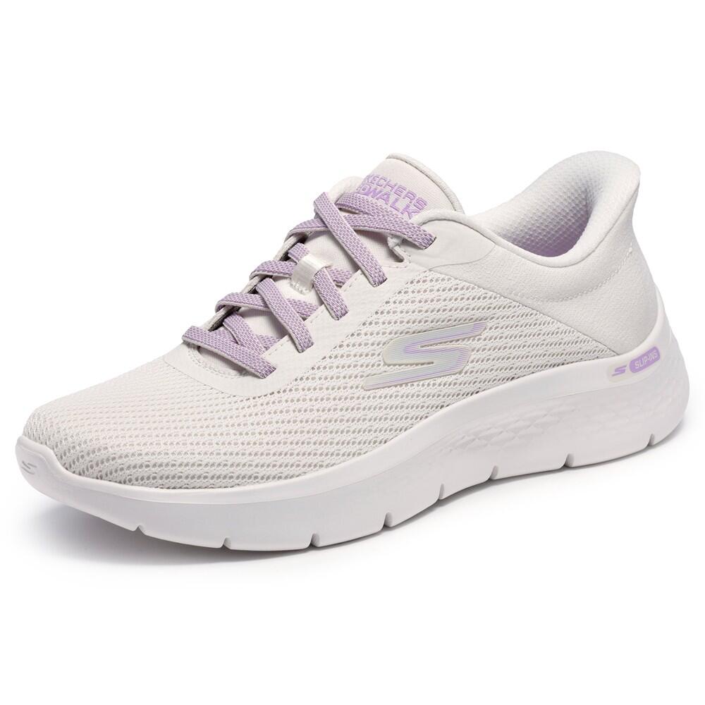 Baskets FEMME Skechers Slip-ins Go Walk Flex - Crala BLANC 4/7