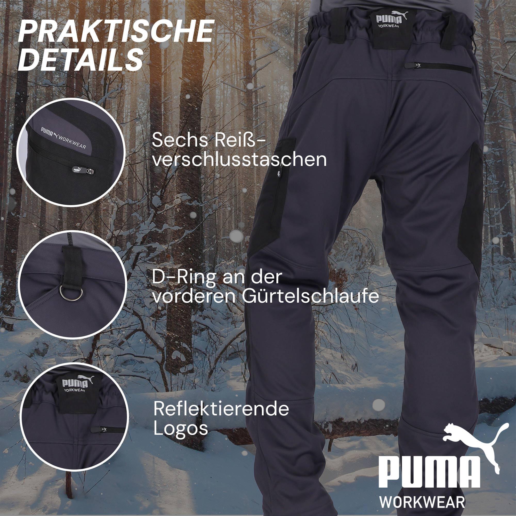 Puma Workwear ProOne Alpine gefütterte Outdoor Herrenhose 3/7