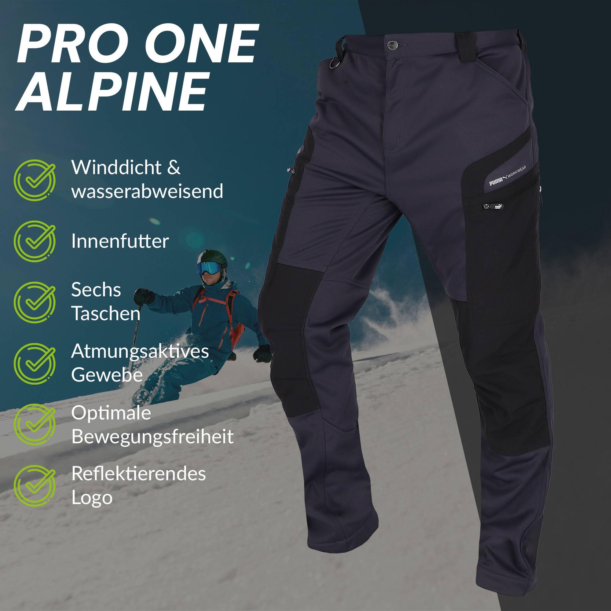 Puma Workwear ProOne Alpine gefütterte Outdoor Herrenhose 7/7