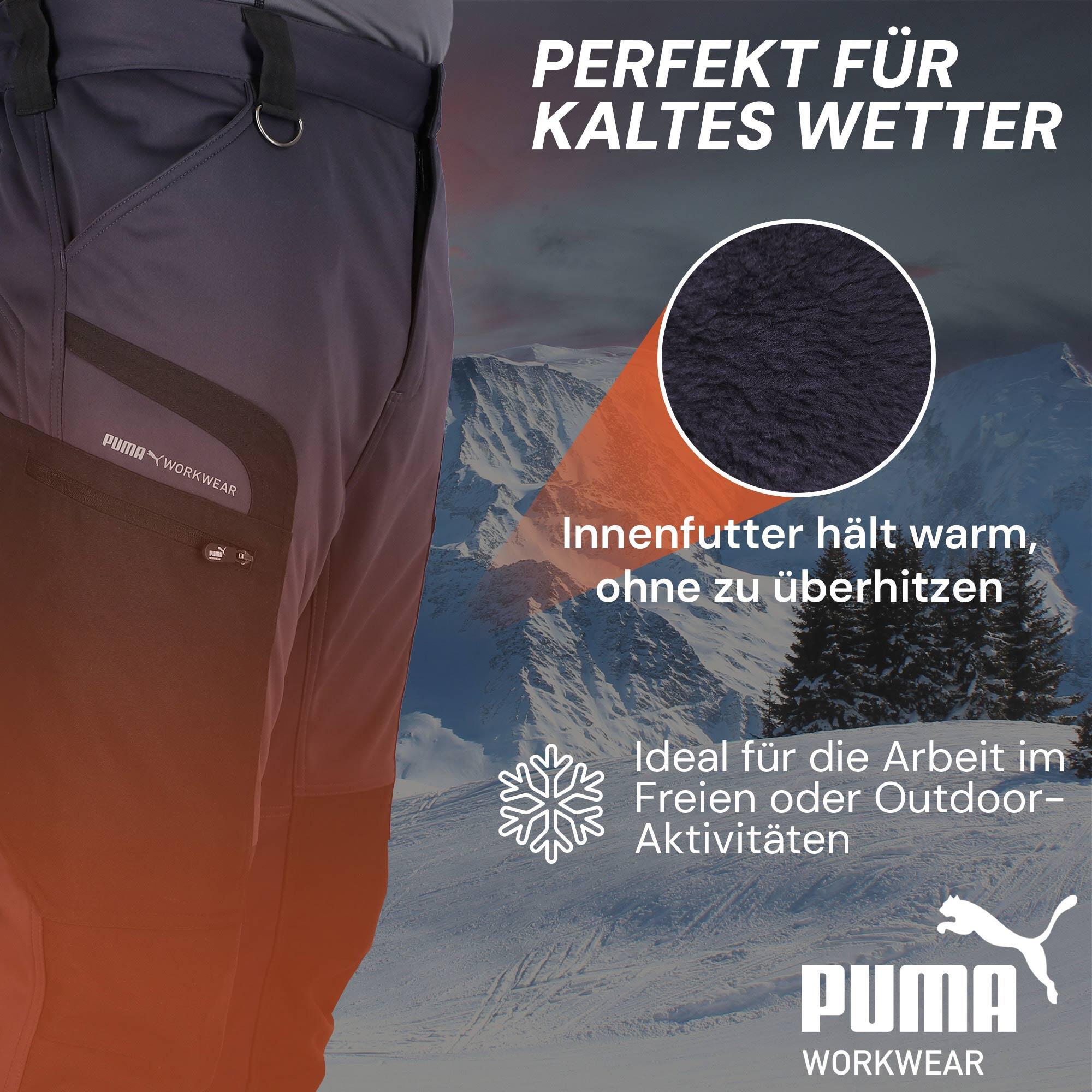 Puma Workwear ProOne Alpine gefütterte Outdoor Herrenhose 5/7