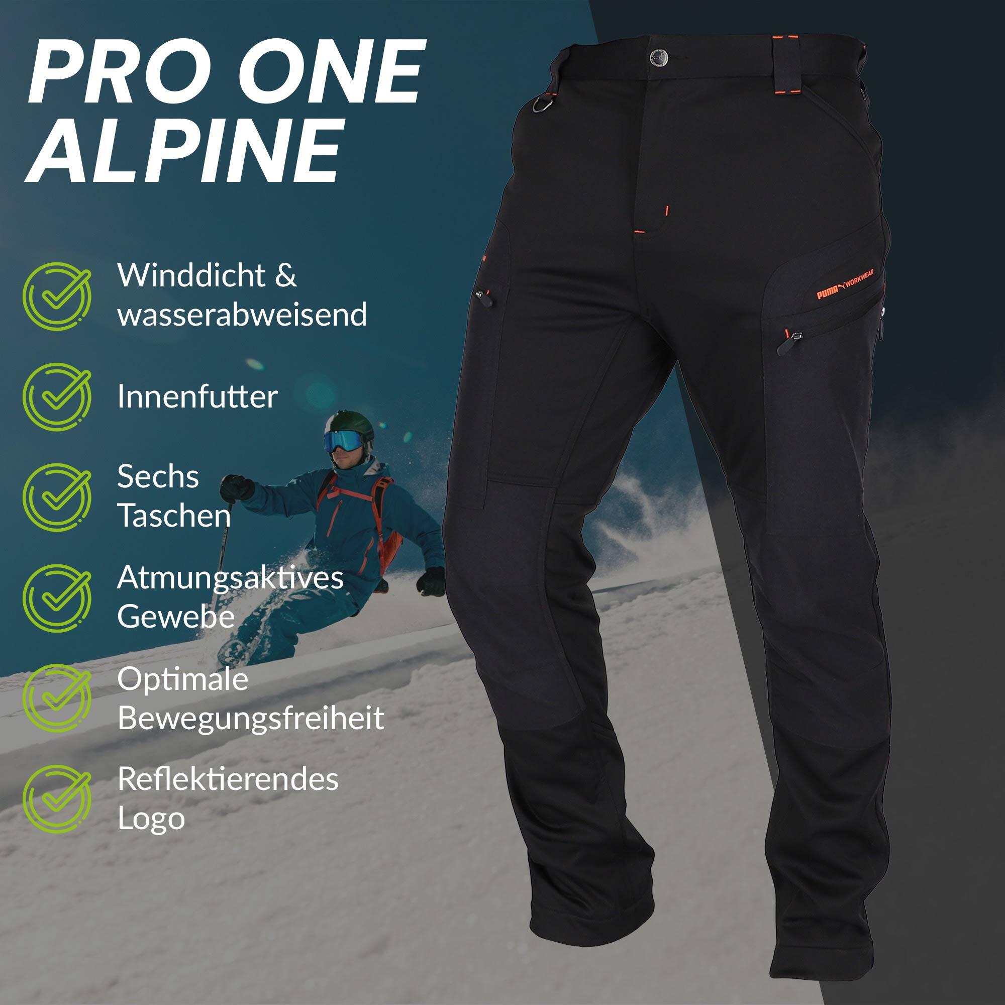 Puma Workwear ProOne Alpine gefütterte Outdoor Herrenhose 7/7