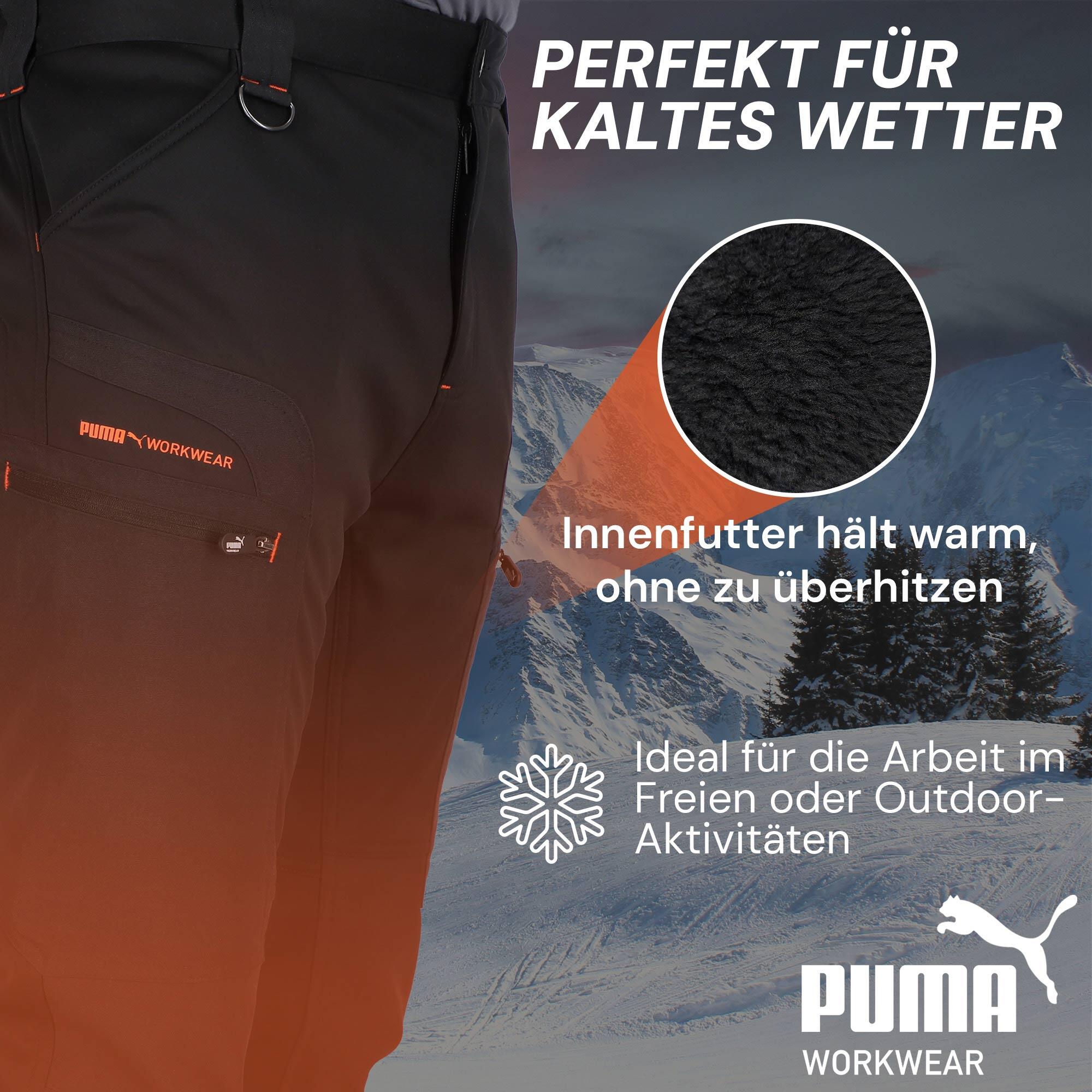Puma Workwear ProOne Alpine gefütterte Outdoor Herrenhose 5/7