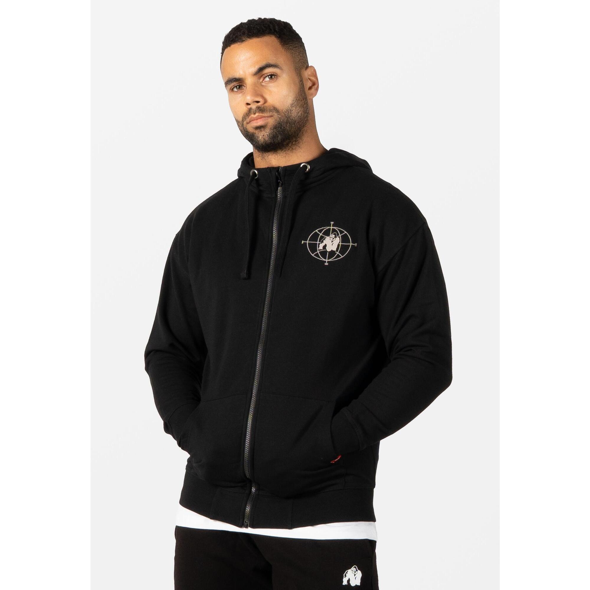 Gorilla Wear - Scofield Sweat À Capuche Zippé - Noir - Veste - Noir - Decathlon