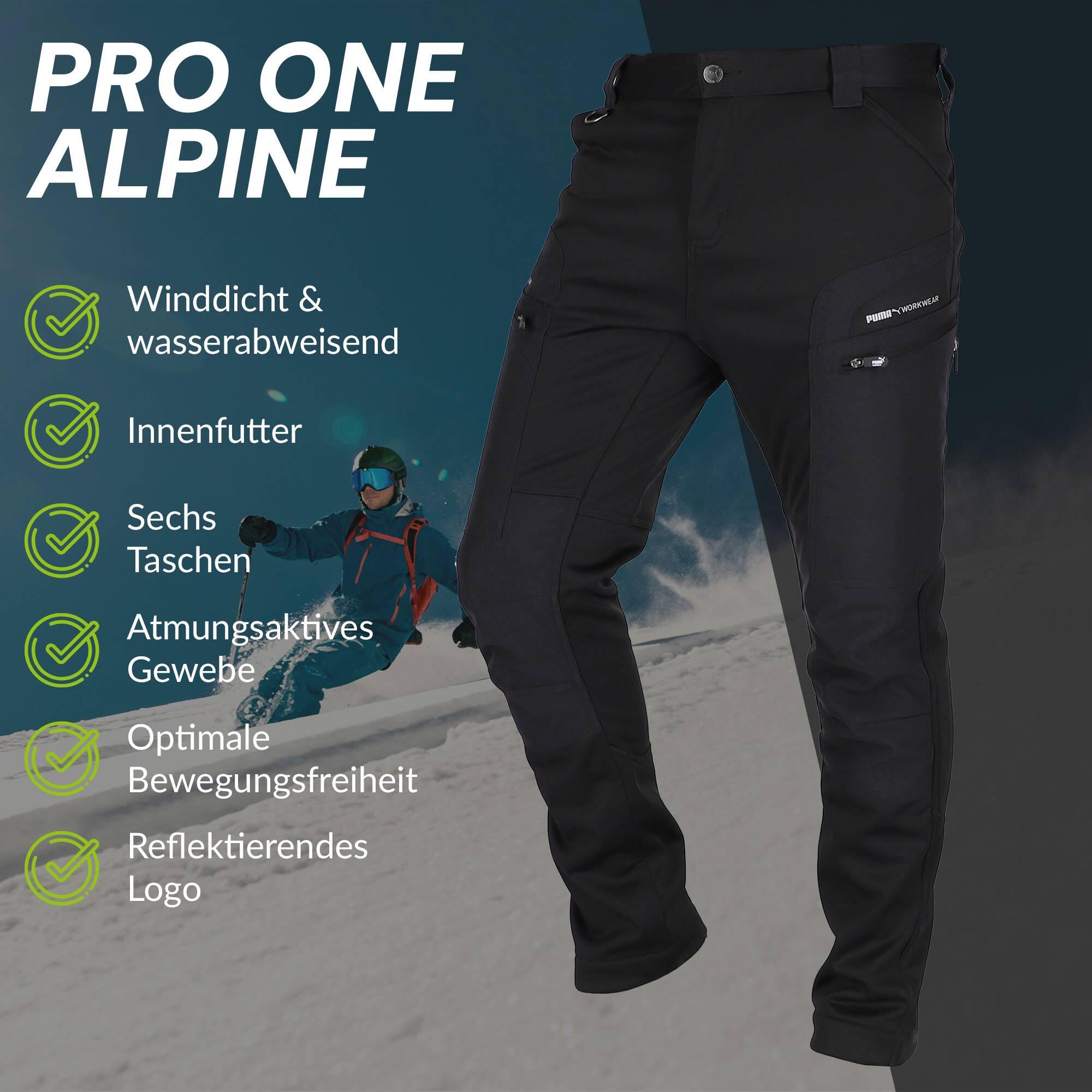 Puma Workwear ProOne Alpine gefütterte Outdoor Herrenhose 7/7