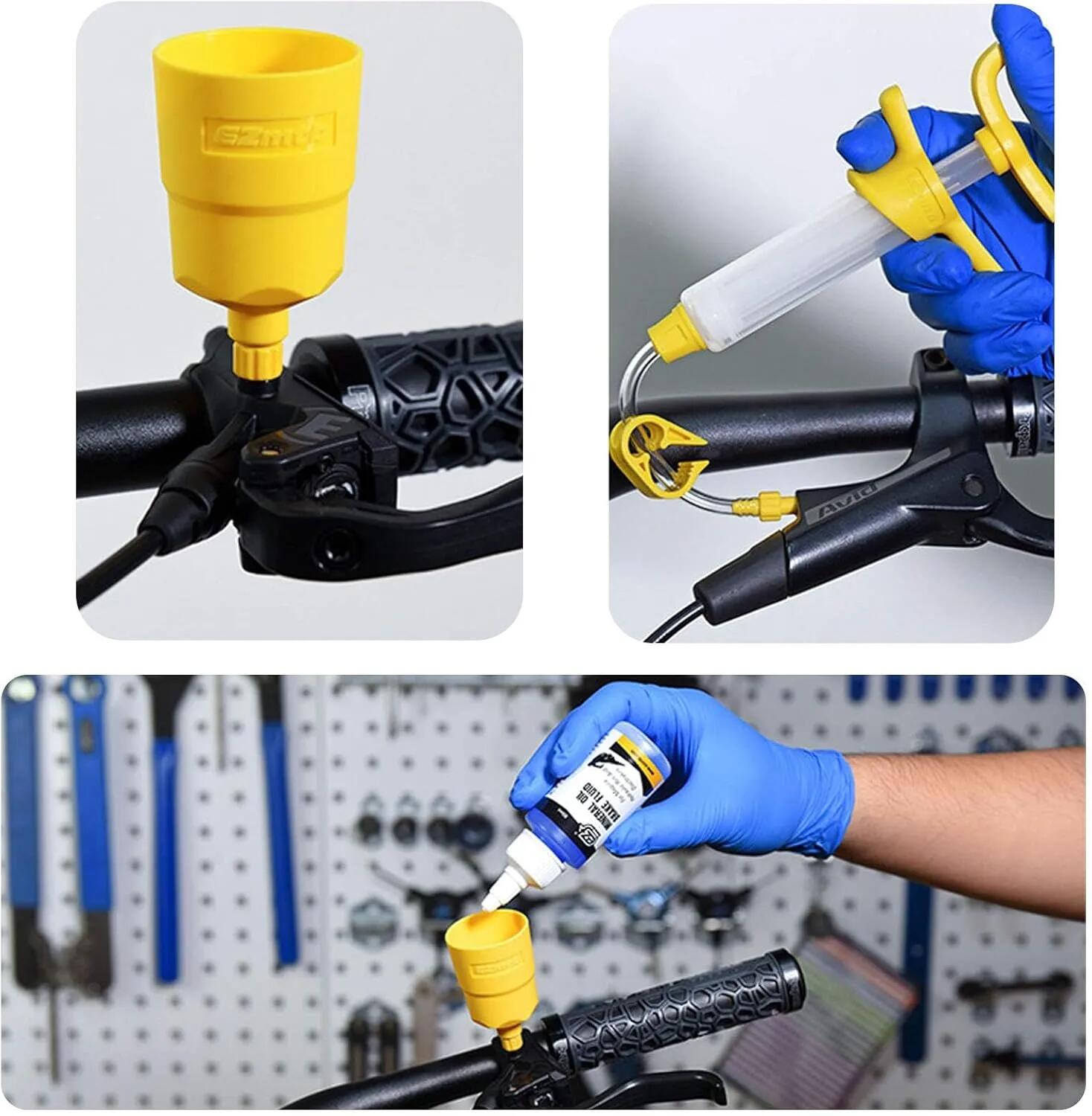 universele ontluchtingsset hydraulische remmen fiets 2/3