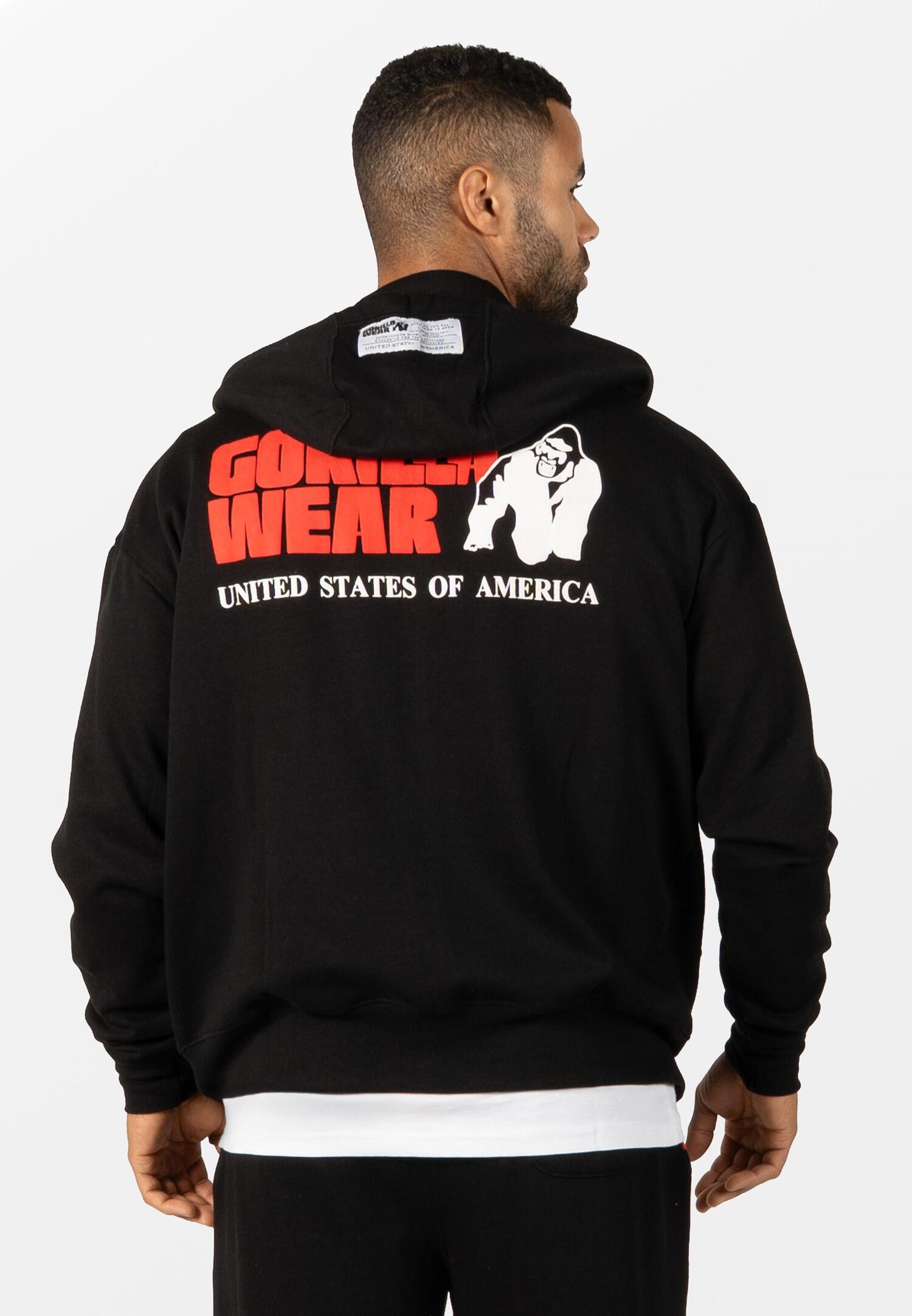 Classic Énorme Sweat à capuche zippé - Noir 3/6