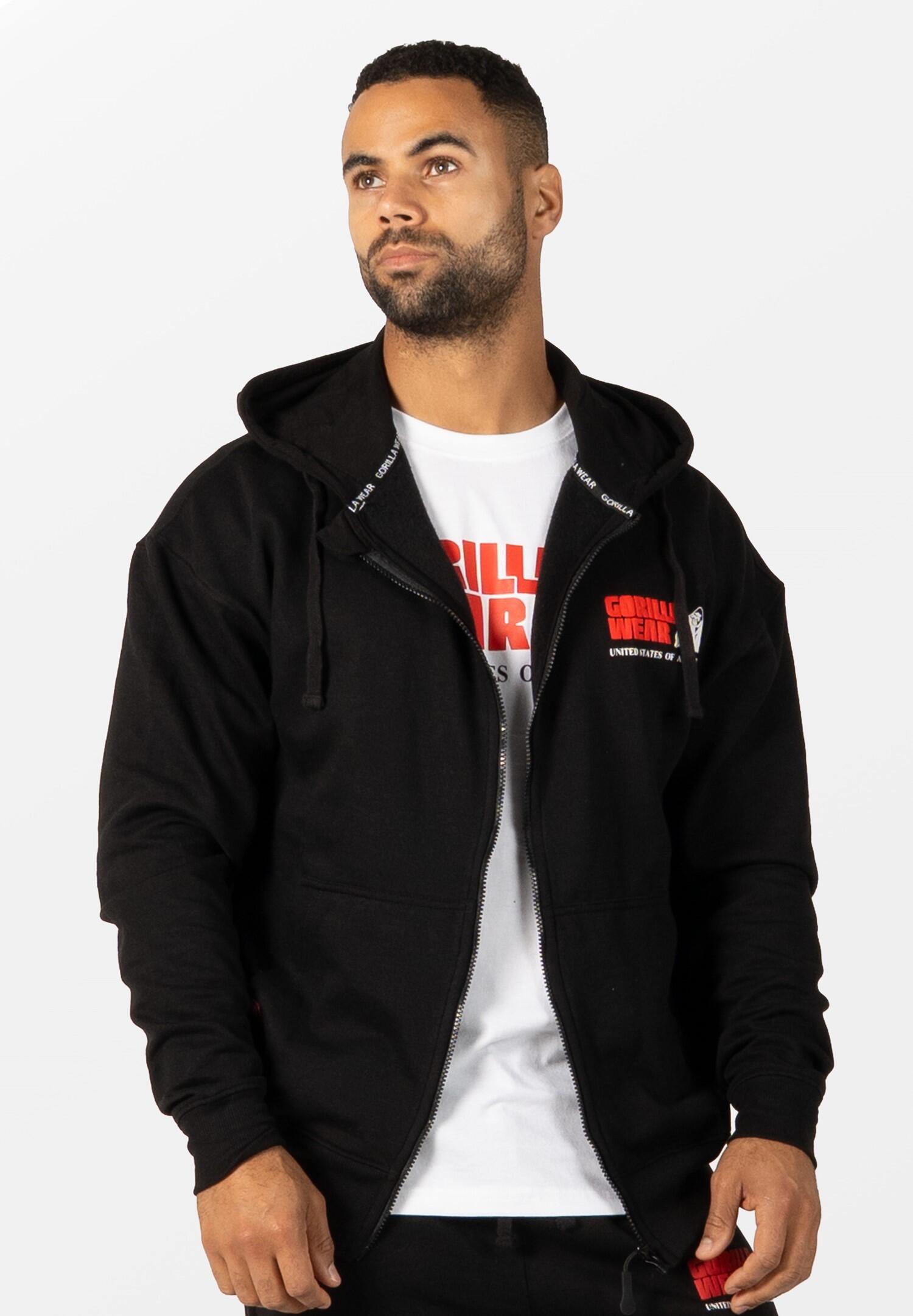 Classic Énorme Sweat à capuche zippé - Noir 2/6
