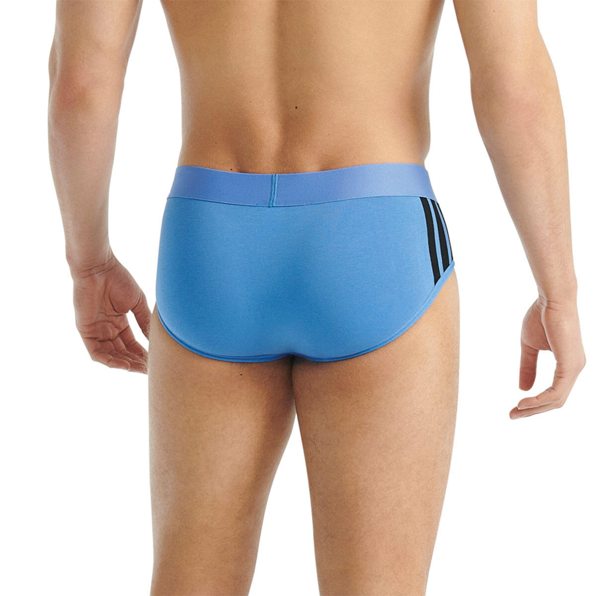 Lot de 2 slips homme Active Flex Cotton 3 stripes Sport 3/5