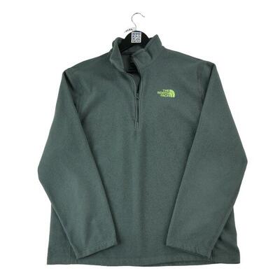 Tweedehands - heren tnf grijs fleece pullover - als nieuw