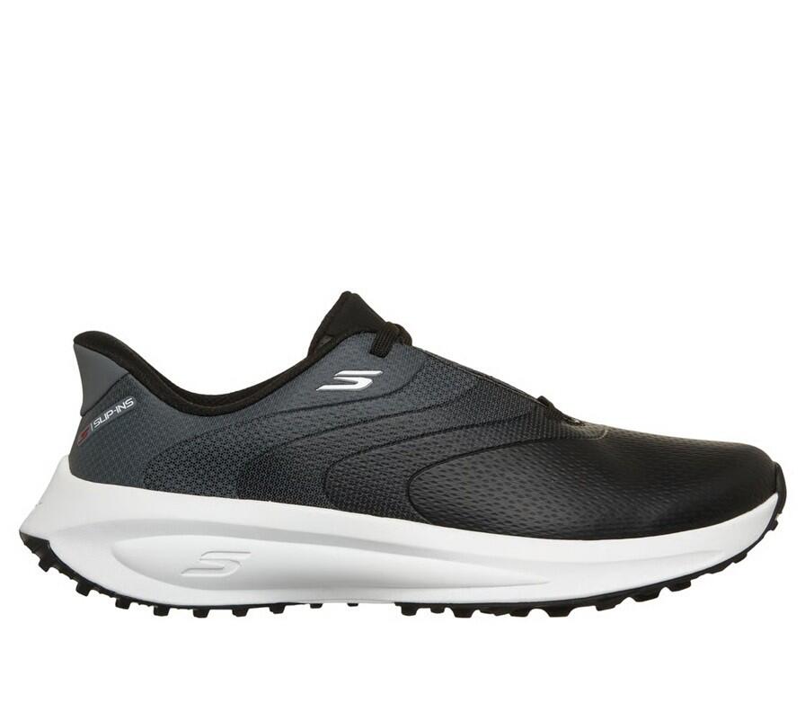 Chaussures de golf Skechers Slip-ins imperméables Flow SI pour homme, noires 1/7